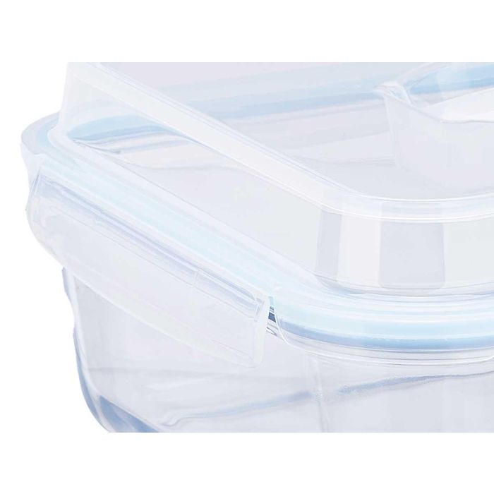 Fiambrera Borosilicato Hermetica C Asa 4800Ml Vivalto 32X13CM (6 Unidades) 3 Fiambrera Borosilicato Hermetica C Asa 4800Ml Vivalto 32X13CM (6 Unidades) 3