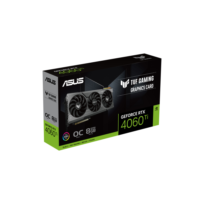 ASUS TUF Gaming TUF-RTX4060TI-O8G-GAMING NVIDIA GeForce RTX 4060 Ti 8 GB GDDR6 15