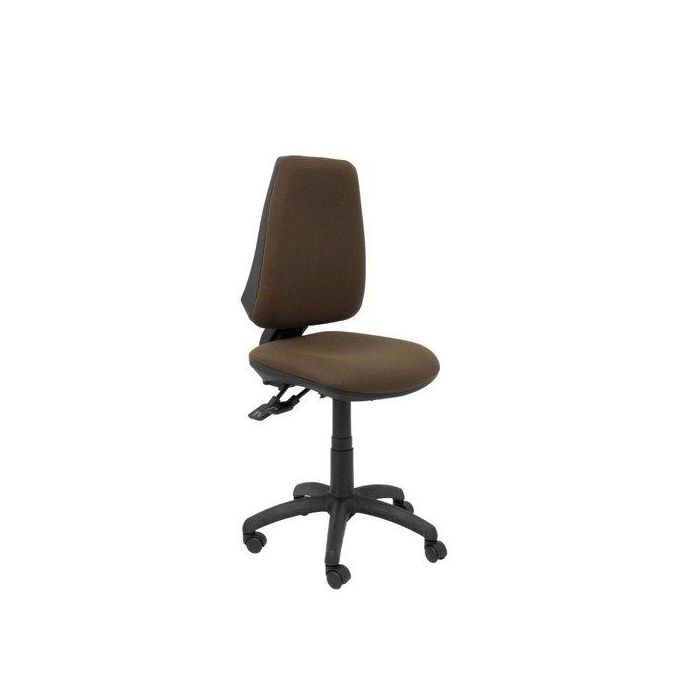 Silla Piqueras Y Crespo Elche S Mecanismo Sincro De Doble Maneta Gran Confortabilidad Regulable En Altura Ruedas De Nylon Asiento Y Respaldo Tapizado Bali Marron Oscuro