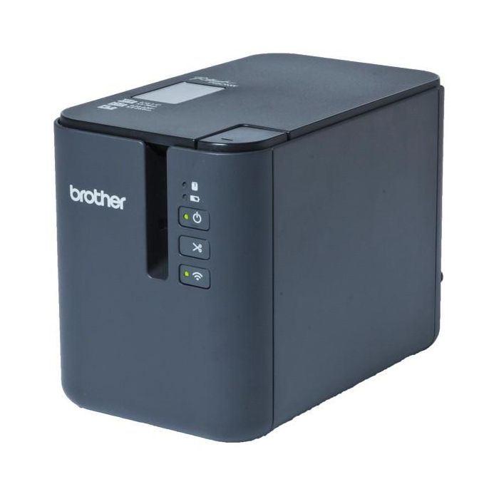 Brother P-Touch P950NW Rotuladora Térmica Inalámbrica y Alámbrica, 360 DPI, 60 mm/s, USB, WiFi, Ethernet, Negro 1