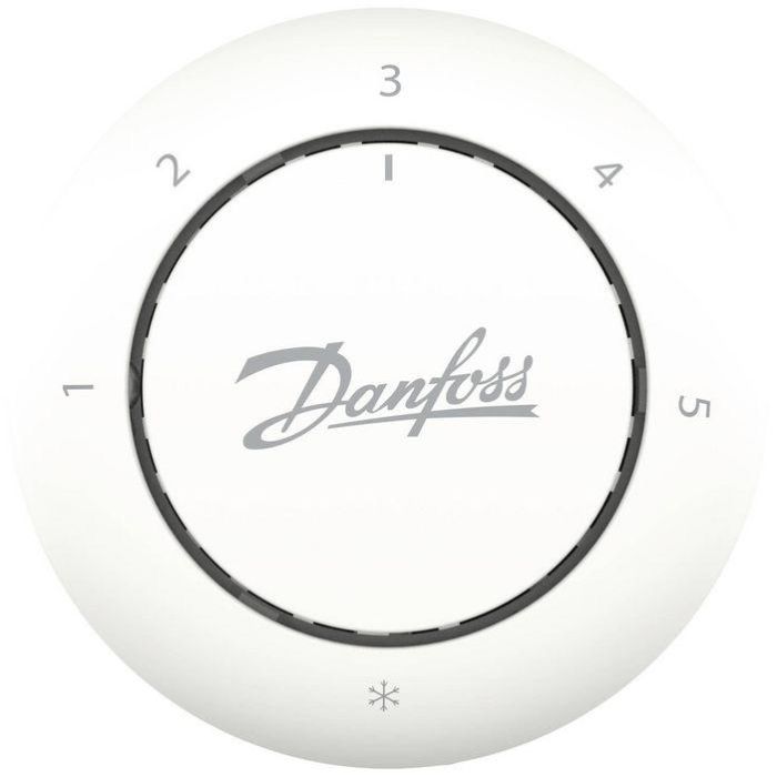 Danfoss RA/V, BIS Termostato Inteligente para Calefacción con Sensor Incorporado y Rango 7-28°C