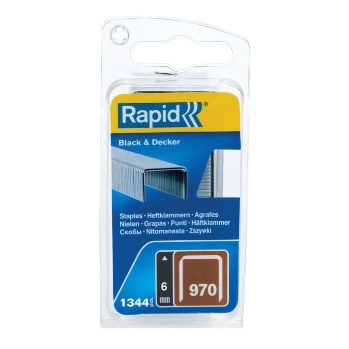 Grapas galvanizadas - RAPID - 970/06mm - Blíster 1344 1 Grapas galvanizadas - RAPID - 970/06mm - Blíster 1344 1