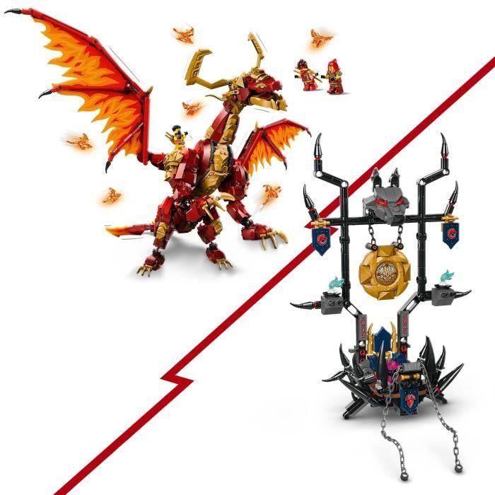 LEGO NINJAGO 71822 El Dragón Fuente de Movimiento - Juguete ninja con 6 minifiguras 2 LEGO NINJAGO 71822 El Dragón Fuente de Movimiento - Juguete ninja con 6 minifiguras 2