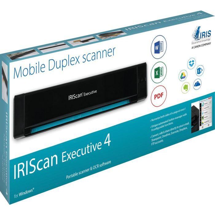 IRIScan Executive 4 Escáner Dúplex Portátil CIS Profesional Rápido 8 PPM 600 dpi USB para Documentos y Software OCR 7 IRIScan Executive 4 Escáner Dúplex Portátil CIS Profesional Rápido 8 PPM 600 dpi USB para Documentos y Software OCR 7
