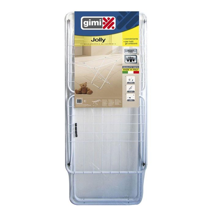 Gimi Tendedero Jolly C6 153505 Acero Lacado Colores Surtidos Tendedero 18 m