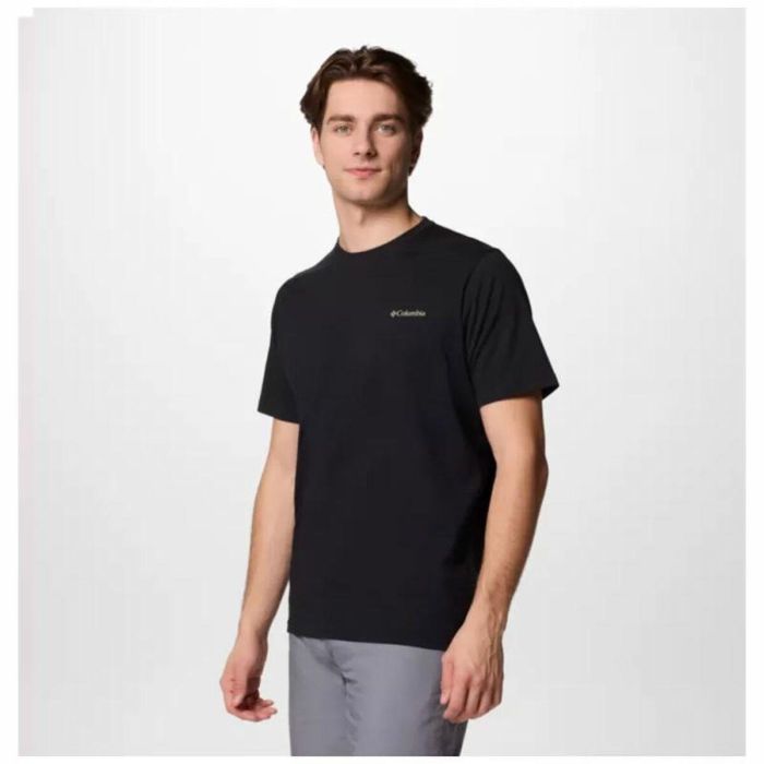 Camiseta de Manga Corta Hombre Columbia North Cascades™ Sleeve Negro 2
