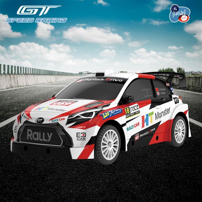 Vehiculo Racing Blanco Y Rojo 1:24 R/C Tachan T01017 3 Vehiculo Racing Blanco Y Rojo 1:24 R/C Tachan T01017 3