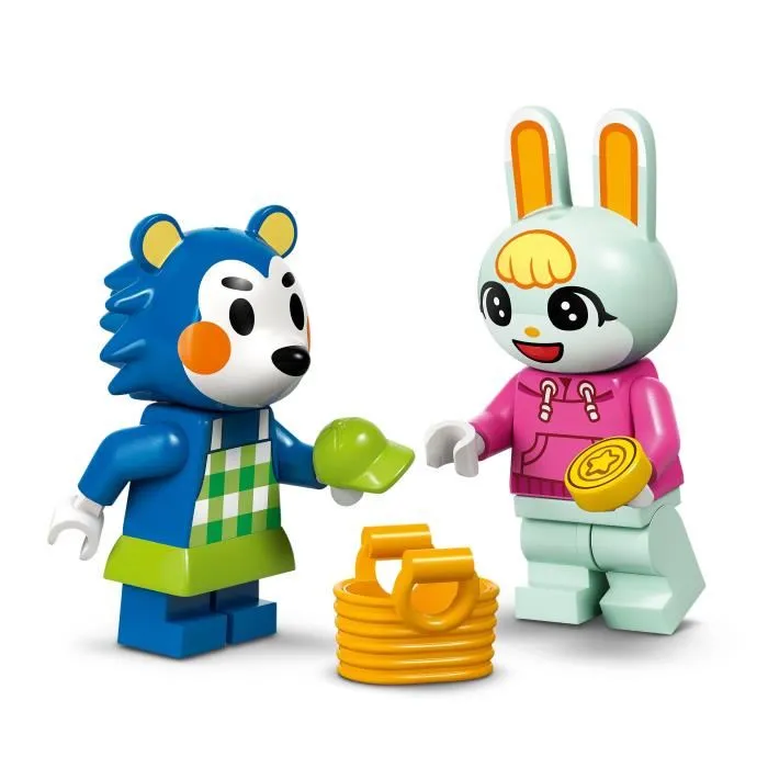 LEGO Animal Crossing Tienda Ropa Hermanas Manitas 77055 Set de Construcción para Niños y Niñas +6 Años con Minifiguras de Pili y Ariel 3