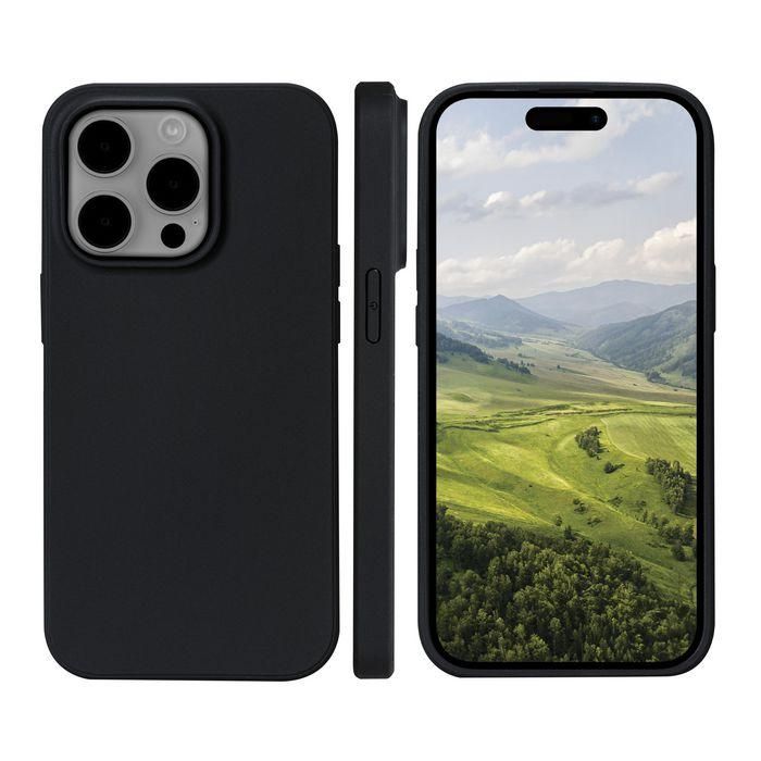 dbramante1928 Funda Nuuk para iPhone 15 Pro Negra - Protección Eco de Plástico Reciclado con Bordes Elevados 2