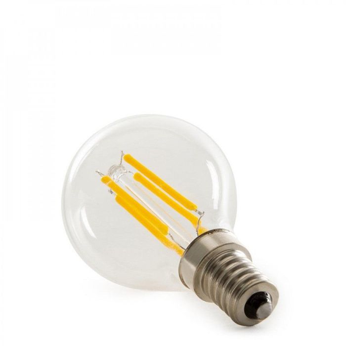 Bombilla LED E14 4W 288Lm 2000ºK Filamento G45 40.000H [WO-LF-G45-E14-4W-WW] 3