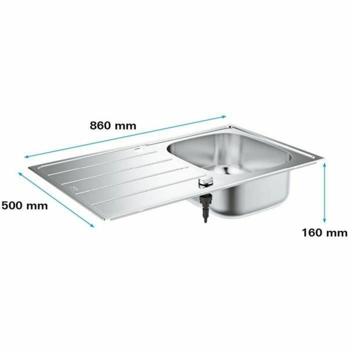 GROHE Fregadero de Acero Inoxidable 2