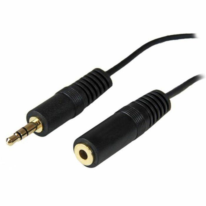 Cable Alargador Jack (3,5 mm) Startech MU12MF 3,7 m Negro