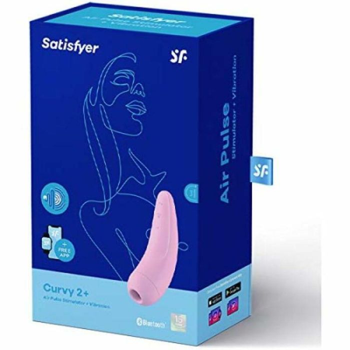 Satisfyer Curvy 2+ estimulador rosado con app y bluetooth 6