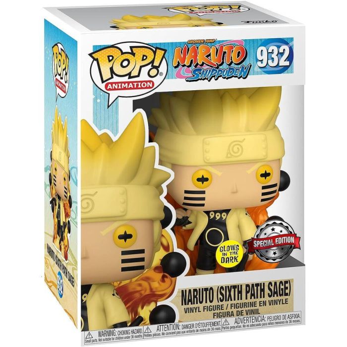 Funko Pop Naruto 6 Path Sage - Brilla en la Oscuridad - Figura de Vinilo de 9cm - Naruto 2 Funko Pop Naruto 6 Path Sage - Brilla en la Oscuridad - Figura de Vinilo de 9cm - Naruto 2