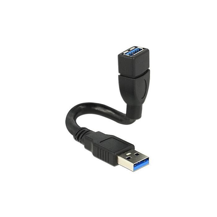 DeLOCK Cable USB 3.0-A a USB 3.0-A, 0.15 m, Negro 0 DeLOCK Cable USB 3.0-A a USB 3.0-A, 0.15 m, Negro 0