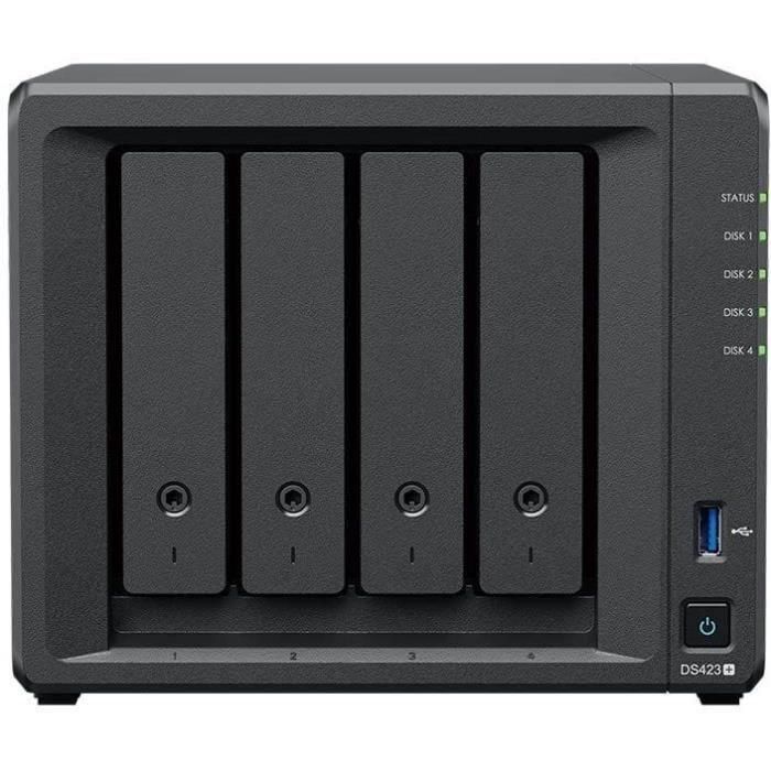 Synology DiskStation DS423+ servidor de almacenamiento NAS Bastidor (8U) Ethernet Negro J4125 1 Synology DiskStation DS423+ servidor de almacenamiento NAS Bastidor (8U) Ethernet Negro J4125 1