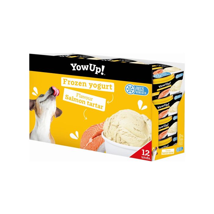 Yowup Helado de Yogur para Perros sabor Tartar Salmón 110 gr - Pack 12 Unidades 2 Yowup Helado de Yogur para Perros sabor Tartar Salmón 110 gr - Pack 12 Unidades 2