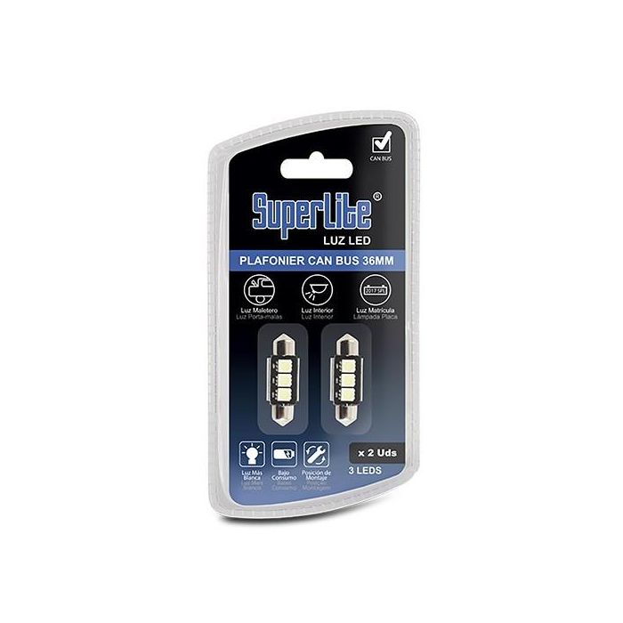 Bombilla para Automóvil Superlite LED (36 mm) 1