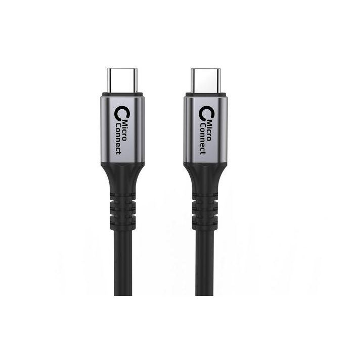 MicroConnect USB-C cable 2m, 100W, 40Gbps, USB4 Gen 3x2 1 MicroConnect USB-C cable 2m, 100W, 40Gbps, USB4 Gen 3x2 1