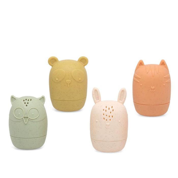 KioKids Juego 4 Animalitos Baño Antimoho y Desmontables PVC/Trigo Suaves, Fácil Limpieza, Multicolor para Bebés +3 Meses 2 KioKids Juego 4 Animalitos Baño Antimoho y Desmontables PVC/Trigo Suaves, Fácil Limpieza, Multicolor para Bebés +3 Meses 2