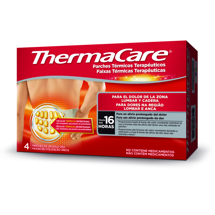 Thermacare Parche Térmico Terapéutico - 4 Parches - Para El Dolor Lumbar Y Cadera Thermacare Parche Térmico Terapéutico - 4 Parches - Para El Dolor Lumbar Y Cadera