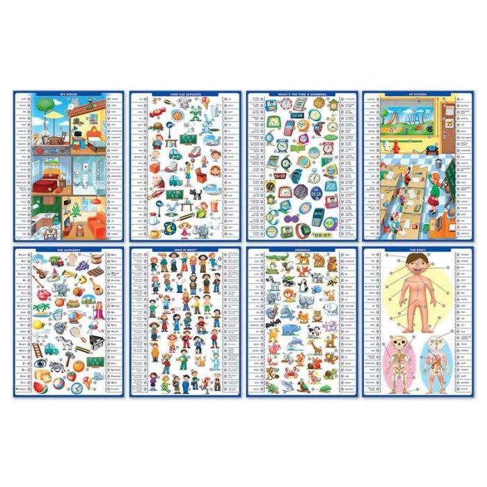 Juego conector aprendo inglés con 8 láminas de 352 preguntas mas puzzle de regalo 2x48 5 Juego conector aprendo inglés con 8 láminas de 352 preguntas mas puzzle de regalo 2x48 5