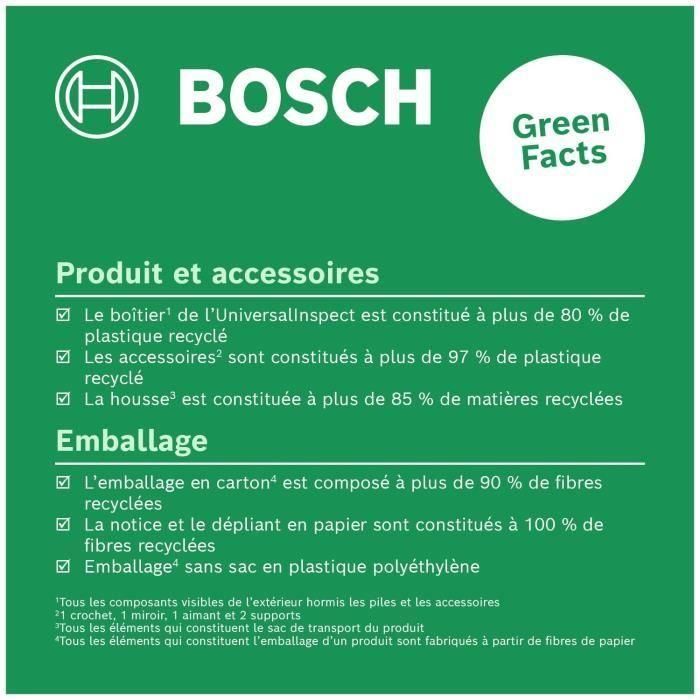 Cámara de inspección UniversalInspect de Bosch (endoscopio con un diámetro de 8 mm para imágenes en color de alta calidad con 2 Cámara de inspección UniversalInspect de Bosch (endoscopio con un diámetro de 8 mm para imágenes en color de alta calidad con 2