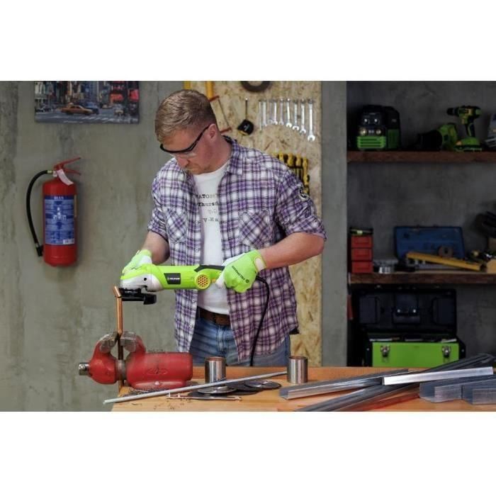 Fieldmann FDB 201401-E Amoladora Angular 1400 W 150 mm Velocidad Ajustable hasta 8600 rpm 4