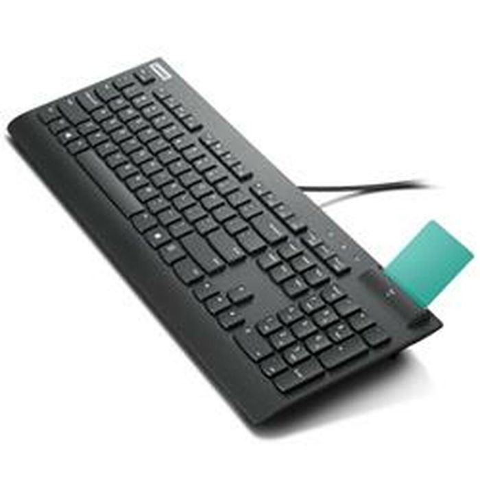 Teclado con Lector Lenovo SMARTCARD Qwerty Español Negro