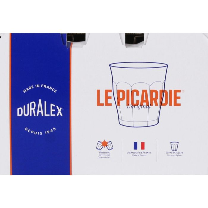 Duralex Set de 6 Vasos Transparentes Picardie 90 cc (24 Cajas) 3
