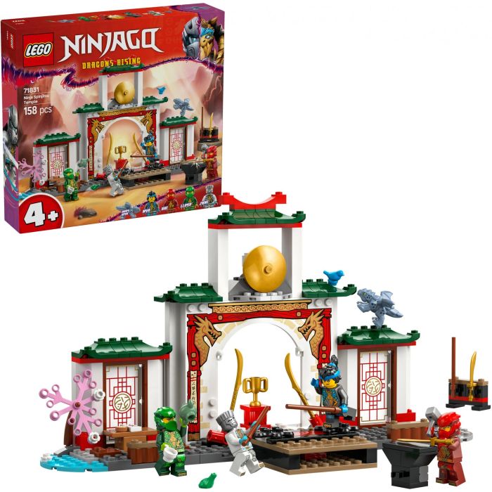 LEGO 71831 Templo Ninja del Spinjitzu NINJAGO con Dragón, 4 Minifiguras (Zane, Nya, Kai, Lloyd) y Accesorios – +4 años 2 LEGO 71831 Templo Ninja del Spinjitzu NINJAGO con Dragón, 4 Minifiguras (Zane, Nya, Kai, Lloyd) y Accesorios – +4 años 2