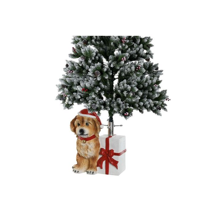 Base Arbol Navidad Tradicional DKD Home Decor Marron Blanco 33 x 43 x 33.5 cm