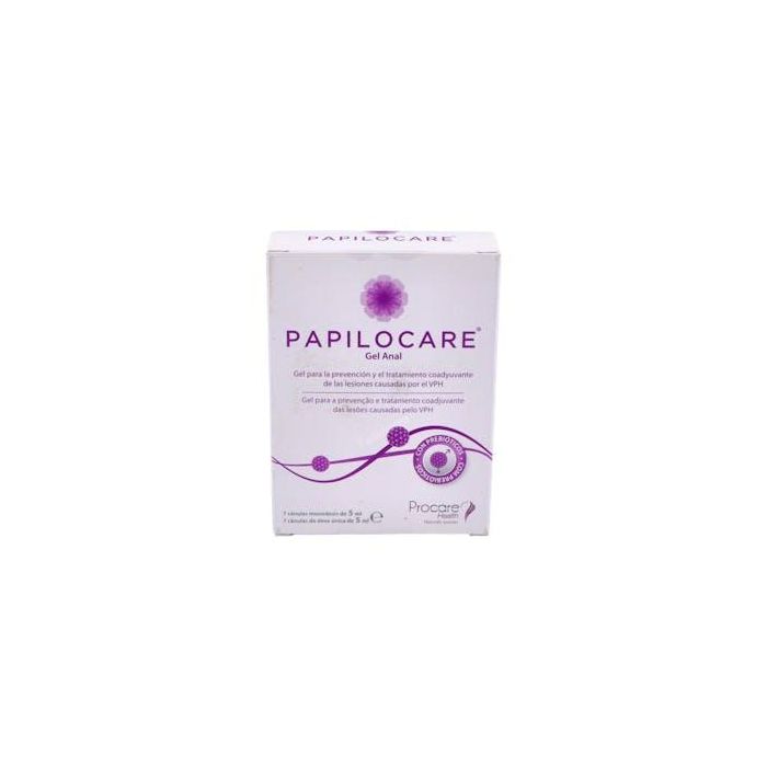 PAPILOCARE Gel Anal 7 Cánulas 5 ml