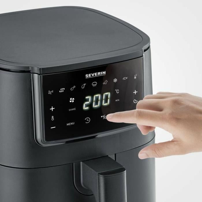 Severin FR2461 Freidora de aire 4L con 8 programas y 1300W de potencia 4