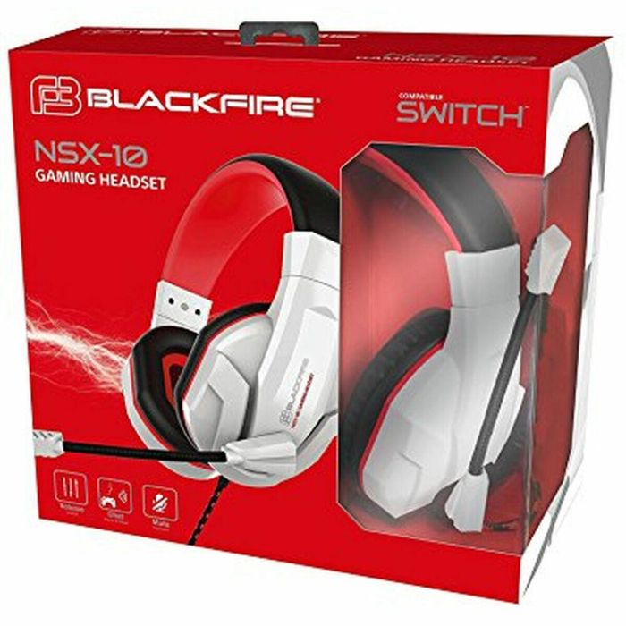 Auriculares con Micrófono Blackfire NSX-10 Blanco 3