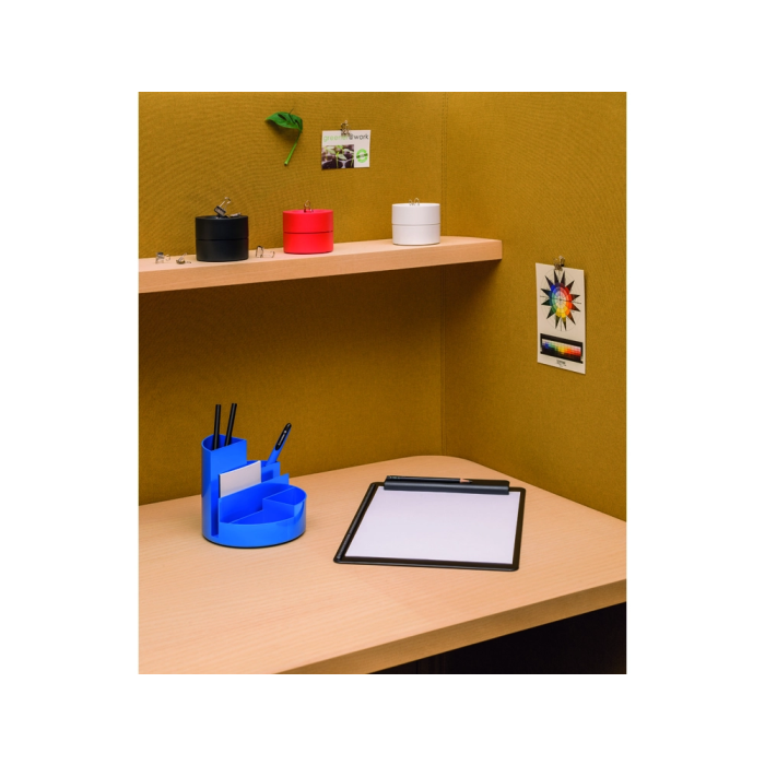 Maul Portanotas DIN A4 Plástico Reciclado con Pinza, Negro 3 Maul Portanotas DIN A4 Plástico Reciclado con Pinza, Negro 3