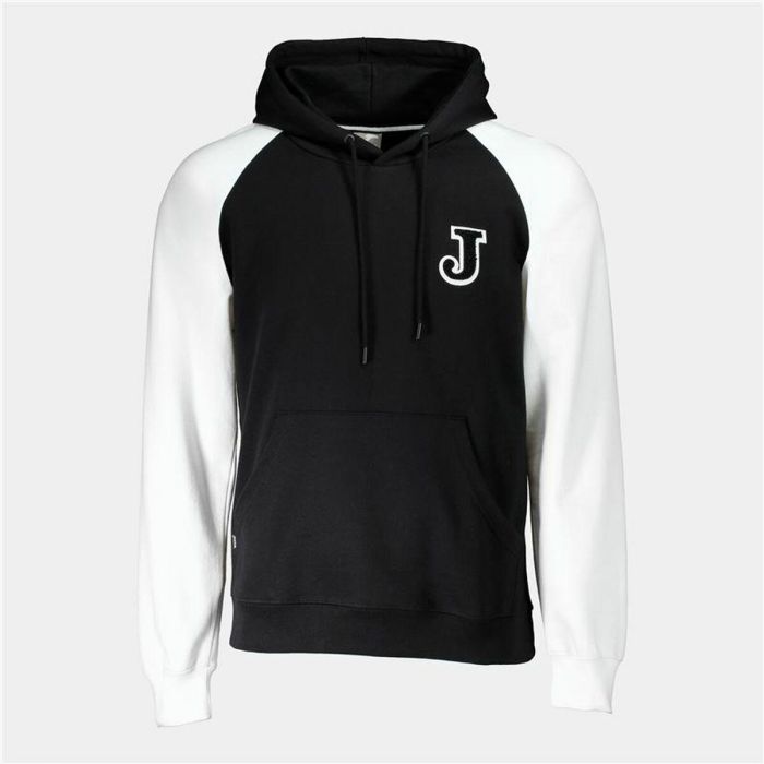 Sudadera con Capucha Hombre Joma Sport Urban Street Blanco Negro 2 Sudadera con Capucha Hombre Joma Sport Urban Street Blanco Negro 2