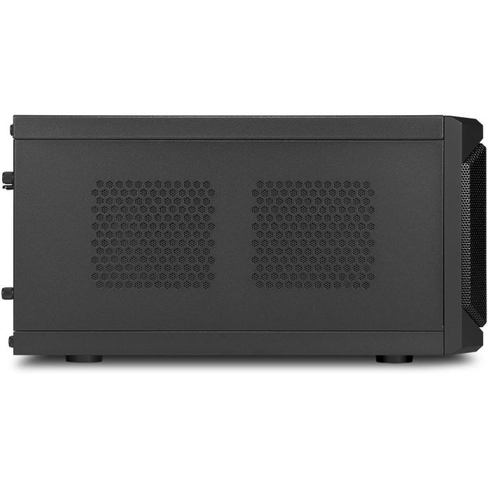 Sharkoon QB One Schwarz - Midi/Minitower ITX, Mini-ITX 3,5 " - PC-/Server Netzteil Kühler - USB, USB 2.0, USB 3.0 4