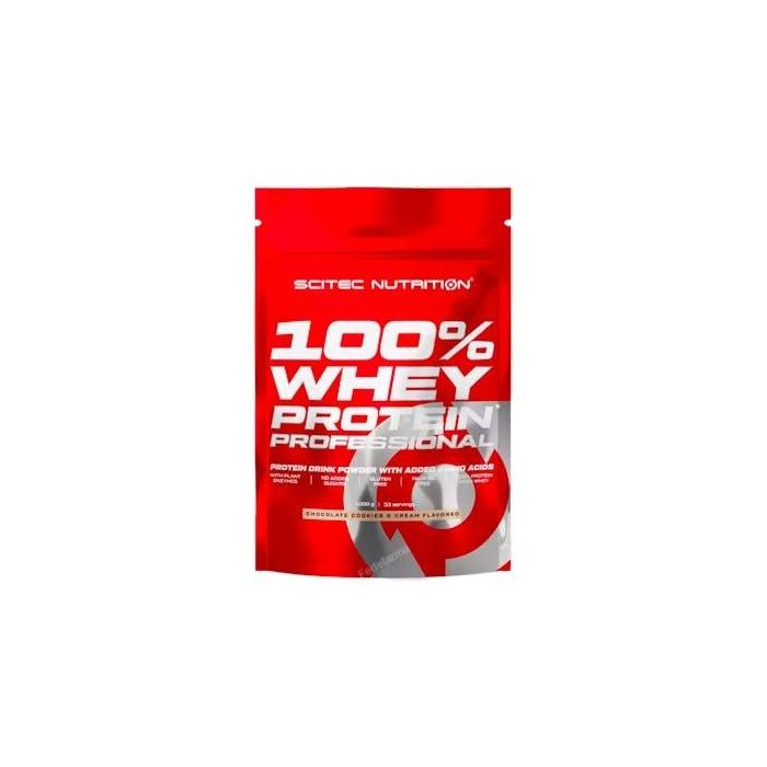 SCITEC NUTRITION 100% Whey Protein Prof. 1000G Choco Cr.Galleta Proteína de Suero de Leche