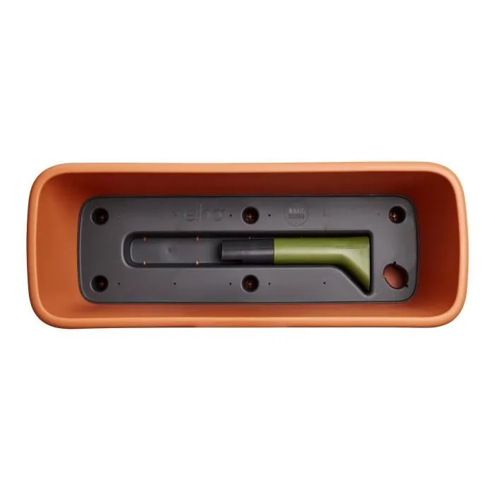 Elho ELH8711904527556 Balconiere M - Marrón - Balcón exterior - 100% reciclado - L 52 x B 20 x H 18 cm 4