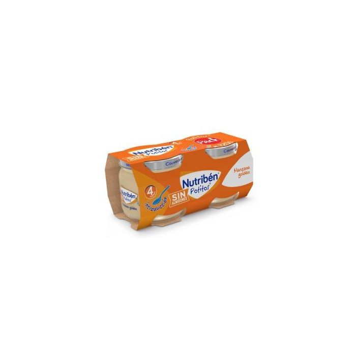 Nutriben Potito de Introducción Manzana Gold 2x120g