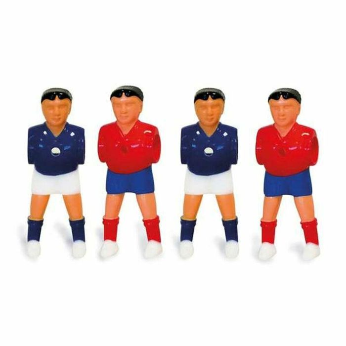 Ociotrends Set 22 Jugadores Piernas Abiertas España-Italia - Figuras Fútbol Material ABS para Montar, Edad 8+ Años
