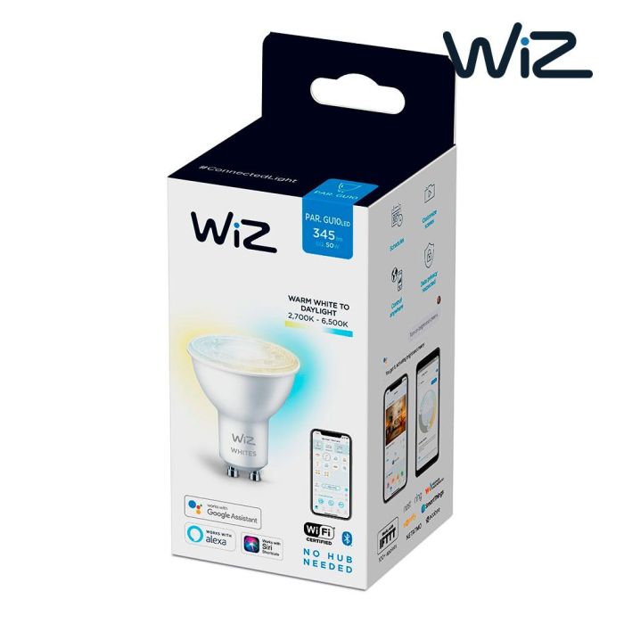 Bombilla led vela e14 4,9w 2.700k-6.500k 470lm wifi philips wiz 5