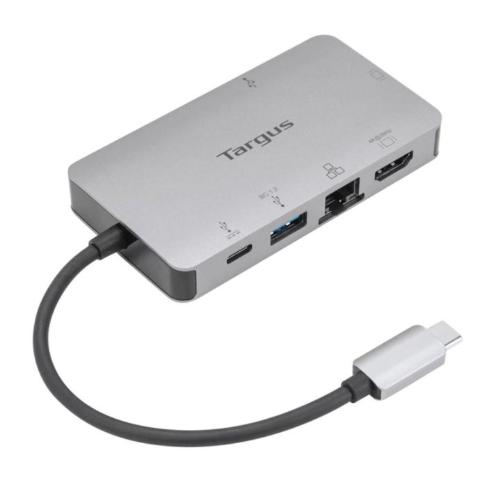 Targus DOCK419 USB-C Docking Station con 100W Power Delivery, 4K HDMI, VGA, Gigabit Ethernet y 2x USB 3.2 Gen 1 Tipo-A Gris Targus DOCK419 USB-C Docking Station con 100W Power Delivery, 4K HDMI, VGA, Gigabit Ethernet y 2x USB 3.2 Gen 1 Tipo-A Gris