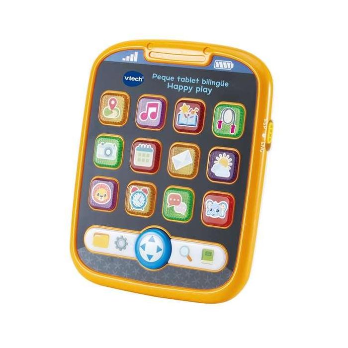 Peque tablet bilingüe happy play 19,1x15,6x3 cm Peque tablet bilingüe happy play 19,1x15,6x3 cm