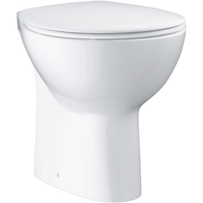 Cierre de asiento de WC GROHE con freno de caída - Cerámica Bau - Blanco alpino 5 Cierre de asiento de WC GROHE con freno de caída - Cerámica Bau - Blanco alpino 5