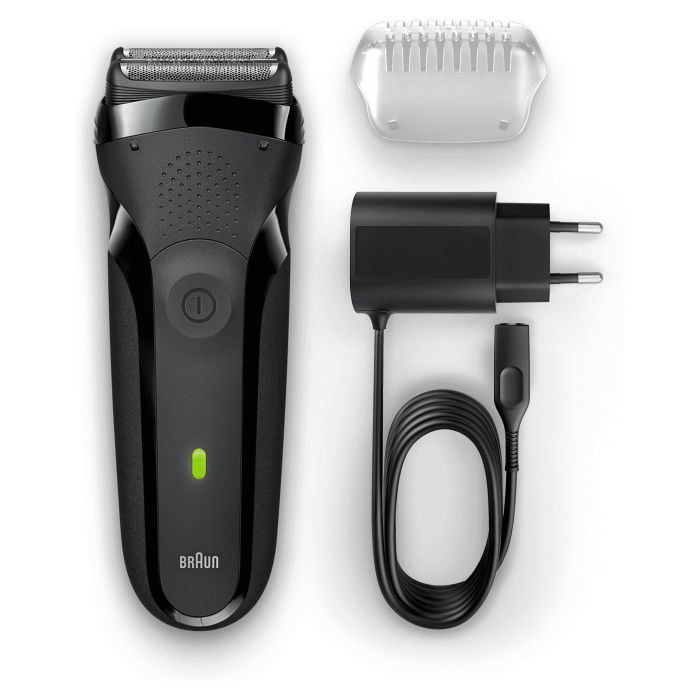 Braun Serie 3 300s Máquina de afeitar de láminas Negro 2 SensoFoil LED Batería recargable 5