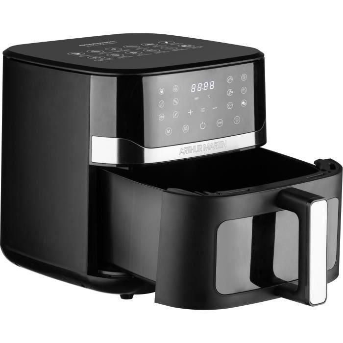 Freidora sin aceite Arthur Martin 10L 1800W negra - ampaf1800 2