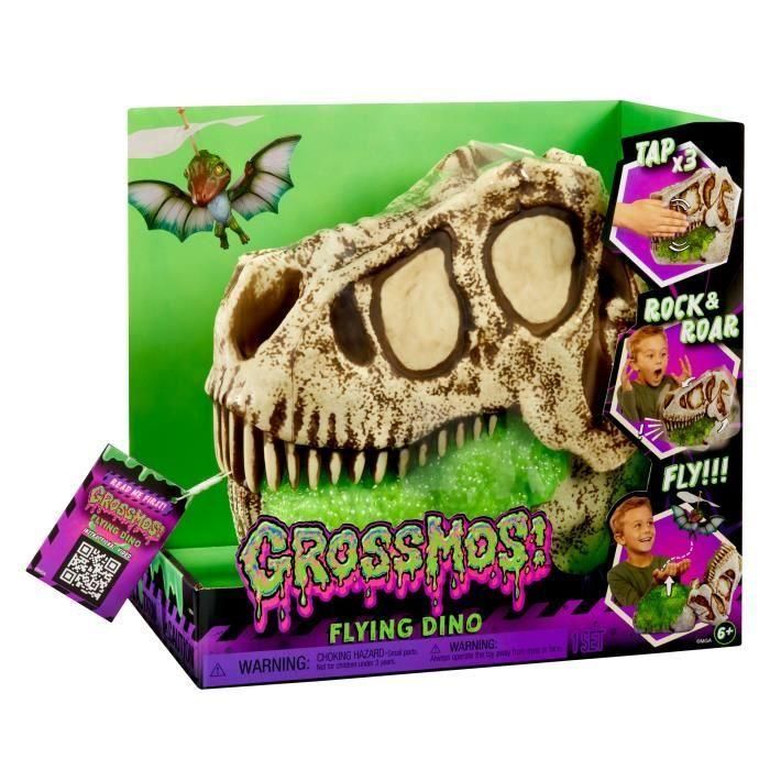 GrossMos Flying - Descubre tu dinosaurio volador - Verde - 3 modelos para coleccionar 4 GrossMos Flying - Descubre tu dinosaurio volador - Verde - 3 modelos para coleccionar 4