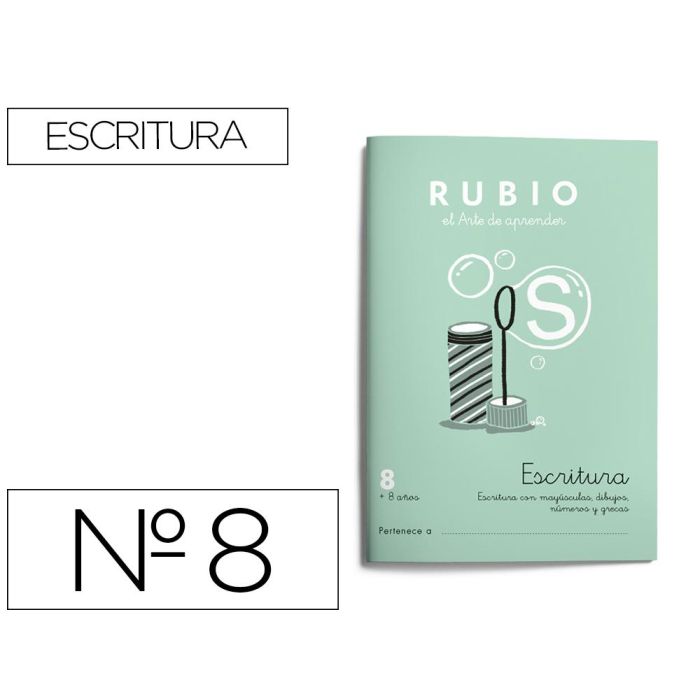 Cuaderno Rubio Caligrafia Nº 8 10 unidades